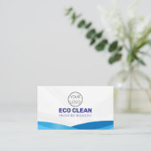 Visite Services de nettoyage Lave-pression Carte de visit (Debout devant)