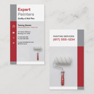 Visite Services de peinture Expert Peintres Carte de vi