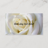 Visite S'est levé le blanc, carte de profil (Dos)