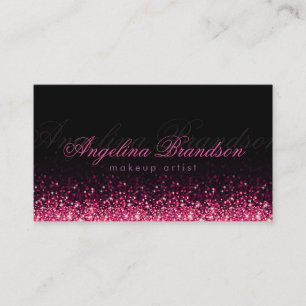 Visite Shimmerger Peintre de maquillage rose Damask Carte