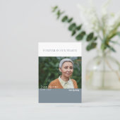 Visite Simple | À jamais dans nos cœurs | Carte de prière (Debout devant)