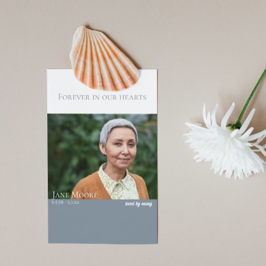 Visite Simple | À jamais dans nos cœurs | Carte de prière