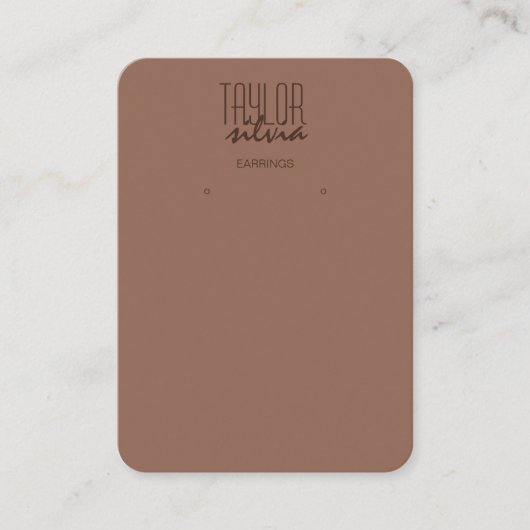 Visite simple mousse de mocha minimale Elevage carte d'af (Devant)