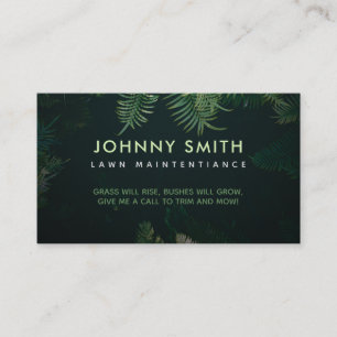 Visite Slogans de soins de pelouse personnalisables Carte