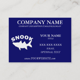 Visite SNOOK PÊCHANT l'ENTHOUSIASTE - modèle de carte d