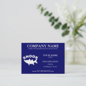 Visite SNOOK PÊCHANT l'ENTHOUSIASTE - modèle de carte de (Debout devant)