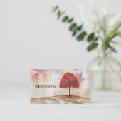 Visite Souhait du design de carte de profil d'affaires (Debout devant)