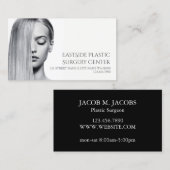 Visite Spa Médicale de chirurgie plastique Carte de visit (Devant / Derrière)