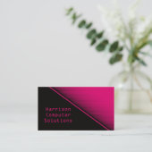 Visite Speed Texture Carte de visite, Magenta (Debout devant)