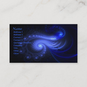 Visite Spirale résonnante - art de fractale - carte de