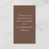 Visite Strands de perles sur carte de site Web Brown (Dos)