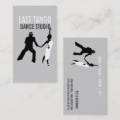 Visite Studio De Danse, Instructeur, Danseur, Carte de vi (Devant / Derrière)