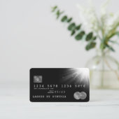 Visite Style carte de crédit Silver (Debout devant)