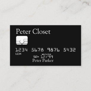 Visite Style de carte de crédit