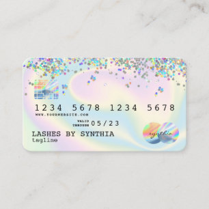Visite Style de carte de crédit moderne Holographe