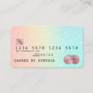 Visite Style de carte de crédit moderne Holographe