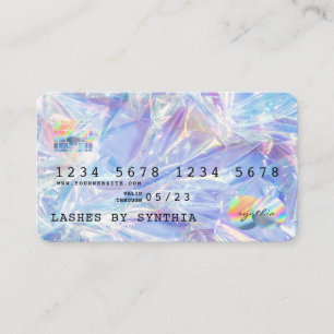 Visite Style de carte de crédit moderne Holographe