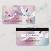 Visite Style de carte de crédit moderne Holographe (Devant / Derrière)