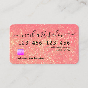 Visite Style de carte de crédit texture parties scintill
