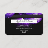Visite Style de carte de crédit Violet violet violet Disc (Dos)