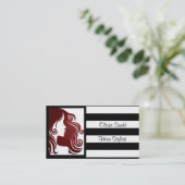 Visite Sylist carte de visite/cheveux (Debout devant)