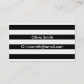 Visite Sylist carte de visite/cheveux (Dos)