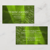 Visite Symboles dollar de blanc de vert de carte de (Devant / Derrière)