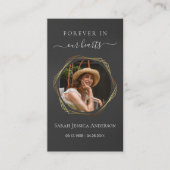 Visite Sympathie funéraire Carte de prière commémorative (Devant)