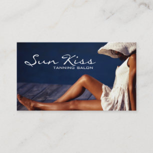 Visite Tannage, Salon, Beauté, Cosmetologie Carte de vis