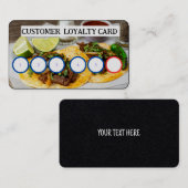 VISITE TAQUERIA - CARTE DE LOYAUTÉ CLIENT (Devant / Derrière)
