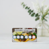 VISITE TAQUERIA - CARTE DE LOYAUTÉ CLIENT (Debout devant)