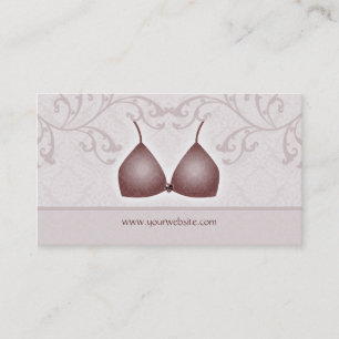 Visite Taupe de soutien-gorge de damassé de carte de