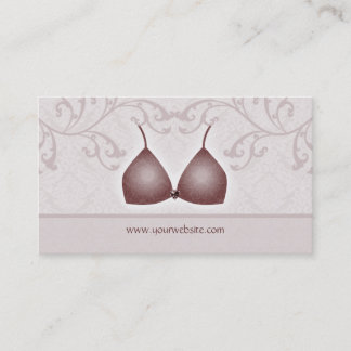Visite Taupe de soutien-gorge de damassé de carte de