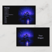 Visite -TBA - Carte de profil de nuit magique (Devant / Derrière)