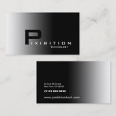 Visite Technologie blanche noire de BW 6 de carte de (Devant / Derrière)