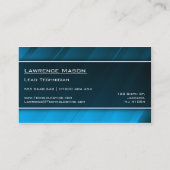 Visite Technologie Blue Shine Générique IT - Carte de vis (Dos)