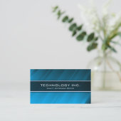 Visite Technologie Blue Shine Générique IT - Carte de vis (Debout devant)