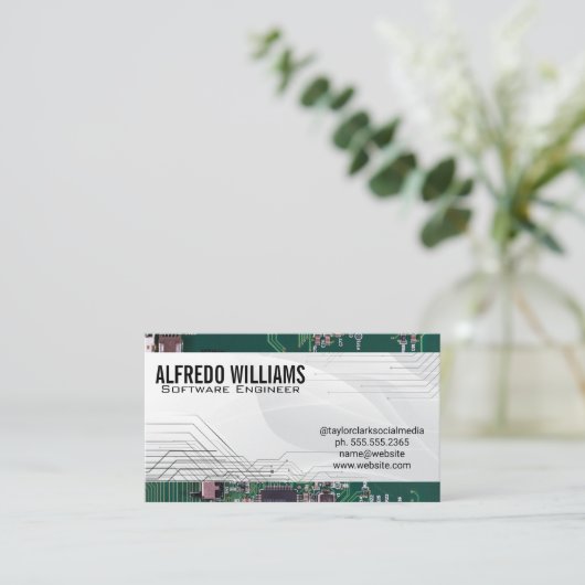 Visite Technologie de carte de circuits | Programmeur log (Debout devant)