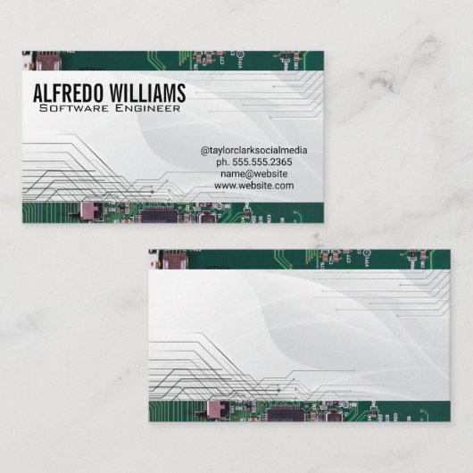 Visite Technologie de carte de circuits | Programmeur log (Devant / Derrière)