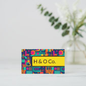 Visite Technologie de codage moderne QR Code Carte de vis (Debout devant)