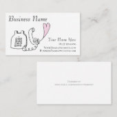 Visite Télécarte de service téléphonique de carte de (Devant / Derrière)