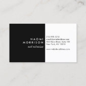 Visite Texte du script de clous de glam rose/noir Carte d (Dos)