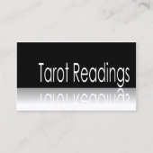 Visite Texte réfléchi - Lectures de Tarot - Carte de visi (Devant)