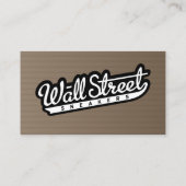 Visite Texture du grain de bois - Conception Carte de vis (Dos)