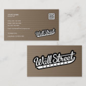 Visite Texture du grain de bois - Conception Carte de vis (Devant / Derrière)