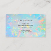 Visite texture opale de la carte de fidélité (Dos)