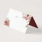 Visite Tomber dans l'amour | Carte de Mariage de fleurs d (Devant)