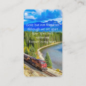 Visite Tramway ferroviaire de la carte mémoire Memorial (Dos)