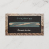 Visite Tranquille Sens Calme Yoga Instructeur Carte de vi (Devant)