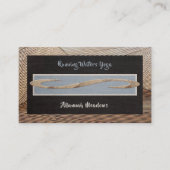 Visite Tranquille Sens Calme Yoga Instructeur Carte de vi (Devant)